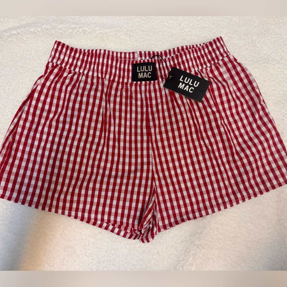 NWT LuLuMac Checkered Shorts - Picture 3 of 7